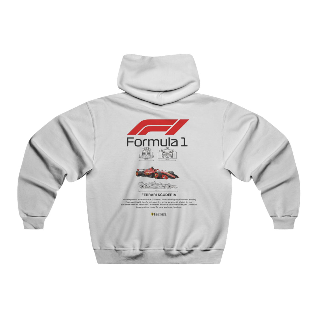 FORMULA 1 Graphic Hoode   FERRARI
