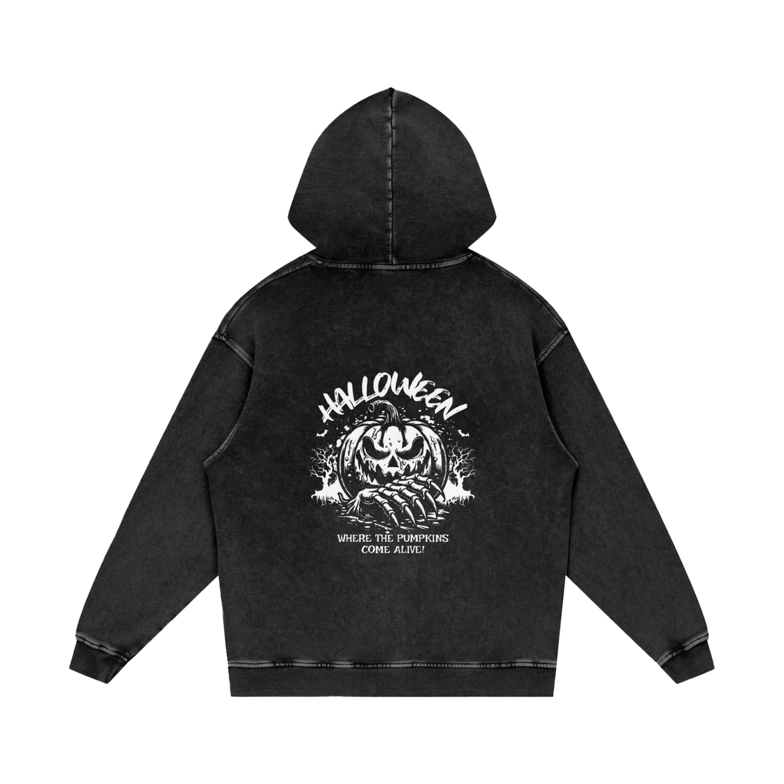 halloween pumpkin Cotton Hoodie